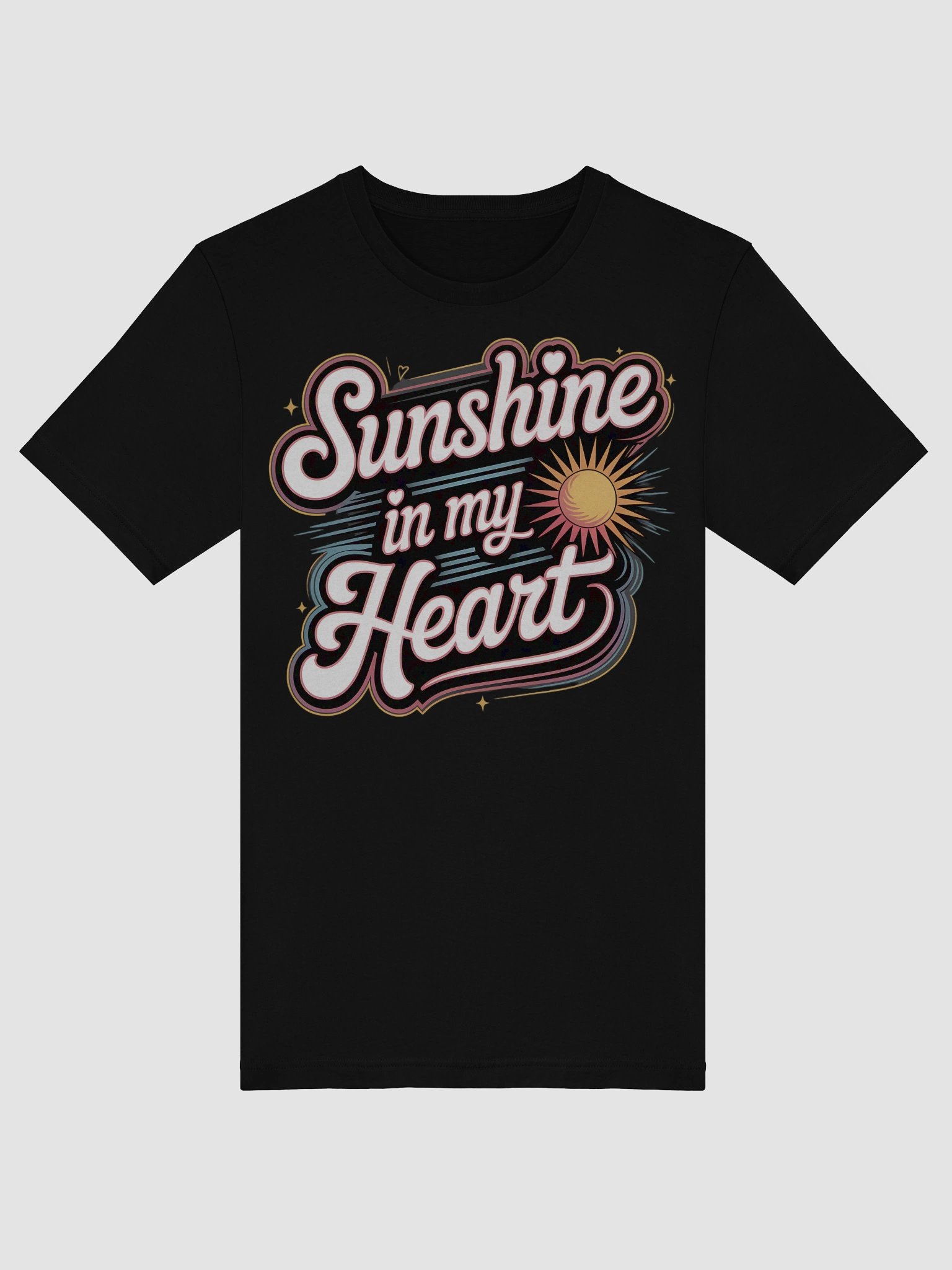 Radiant Sunshine Heart T-Shirt product image (49)