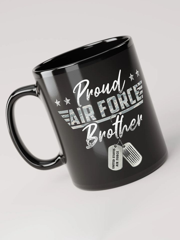Proud Air Force Brother - Black Mug product image (1)