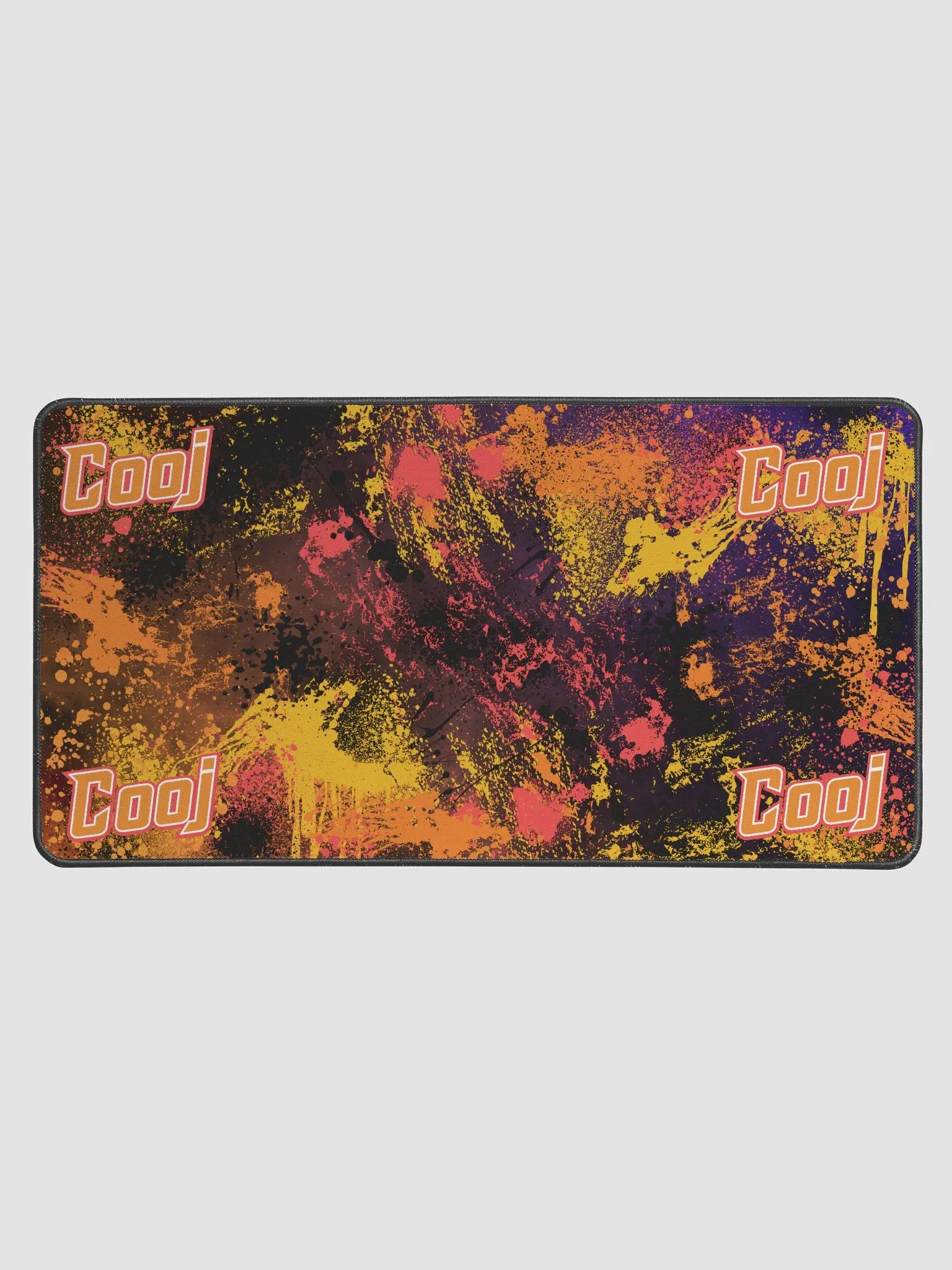 Cooj Splash Art Desk Mat (15.5