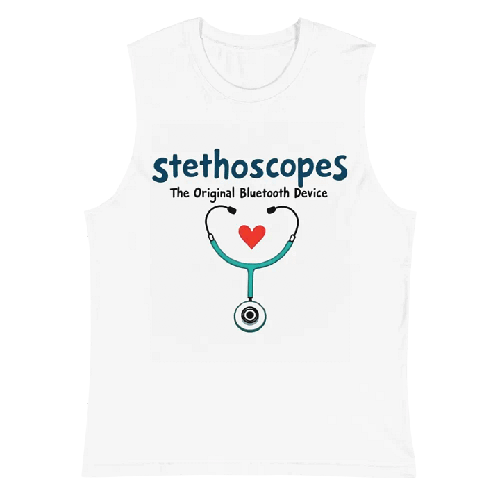 Heartbeat Stethoscope Muscle Tank product image (2)