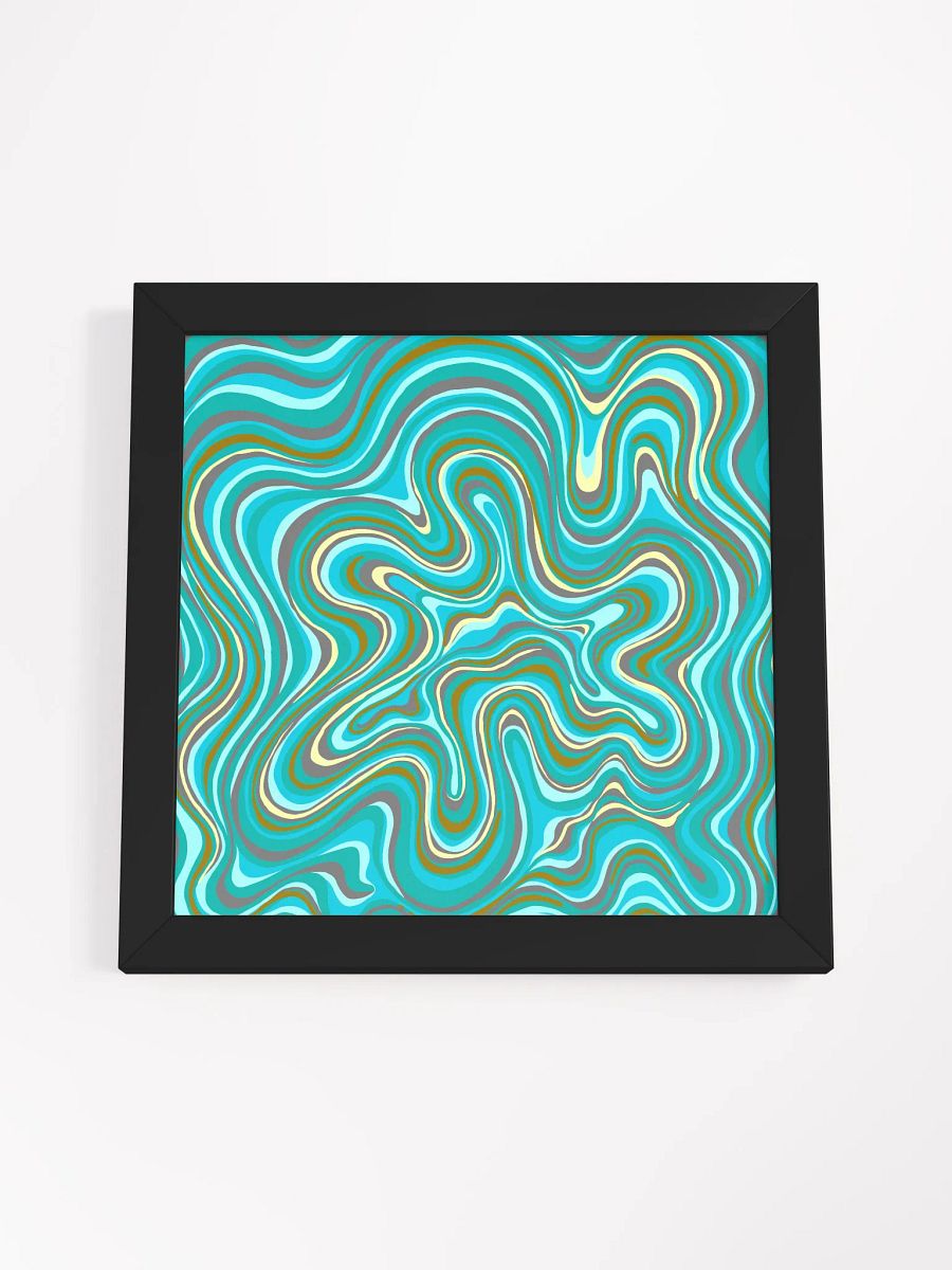 Ethereal Waves Framed Art Poster - Stone No. 2 product image (51)