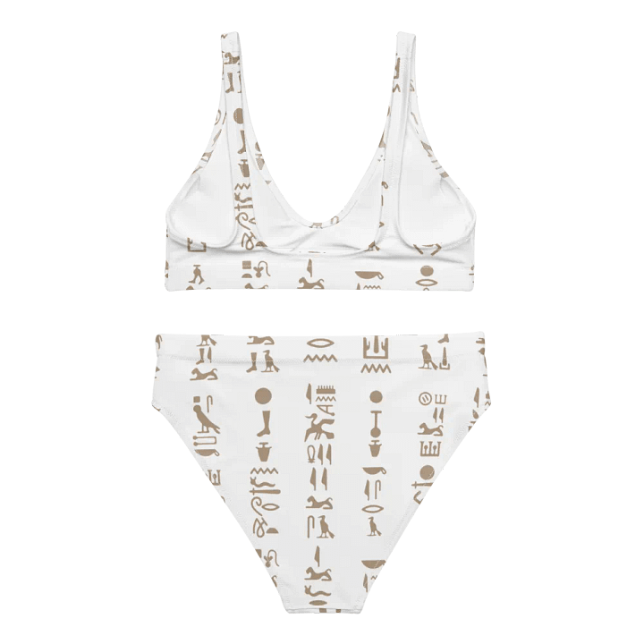 Isis Hieroglyphs White Bikini Set product image (2)