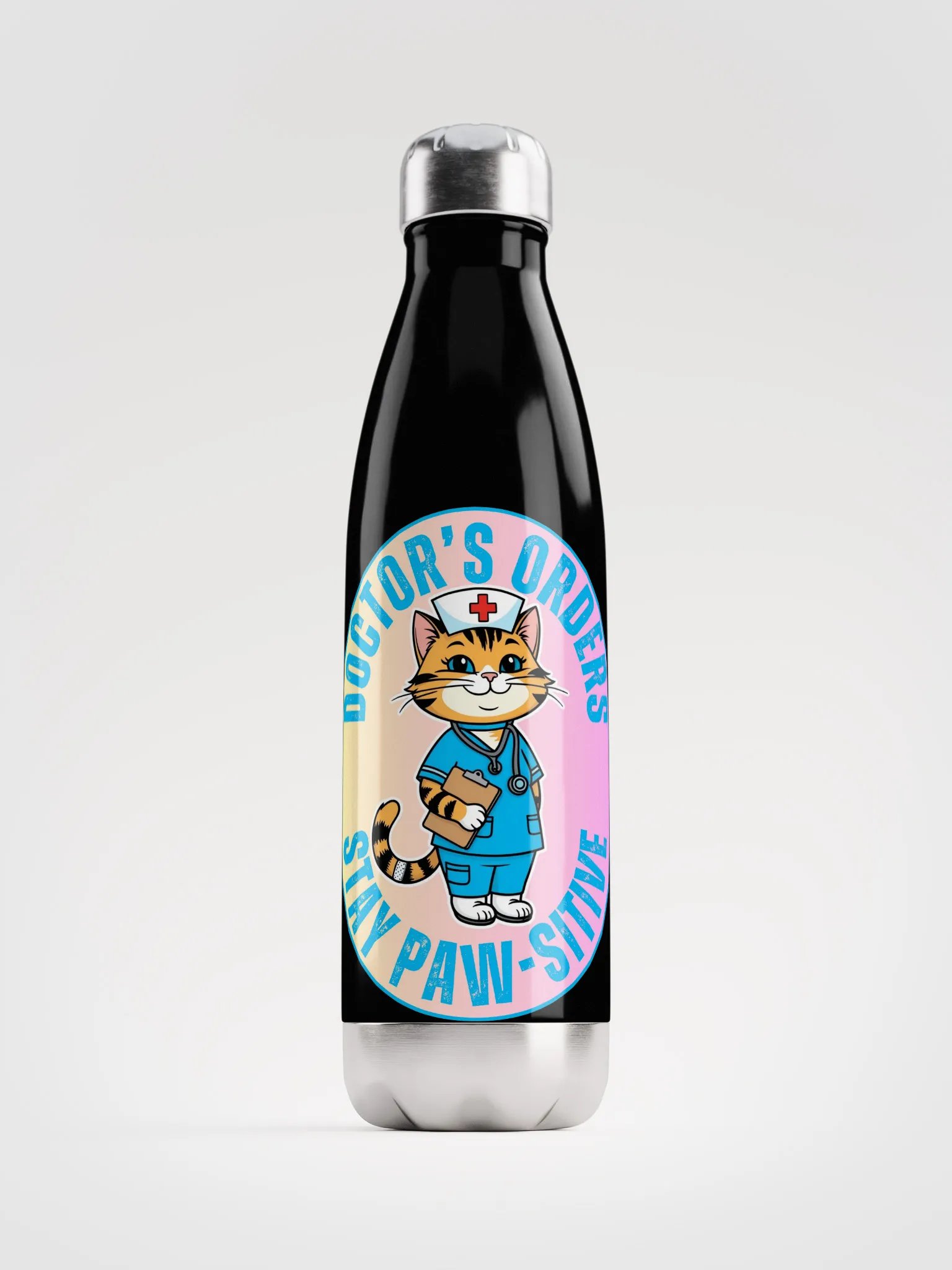 Doctor's Order Stay Paw-sitive Water Bottle product image (2)
