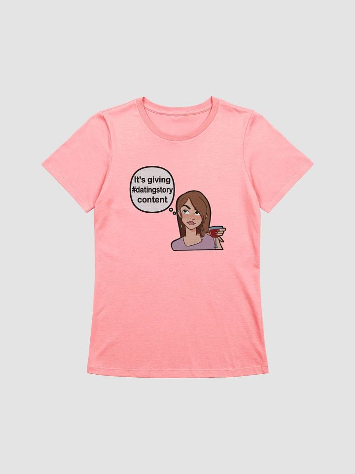 #datingstory Content - slimmer fit t-shirt product image (1)