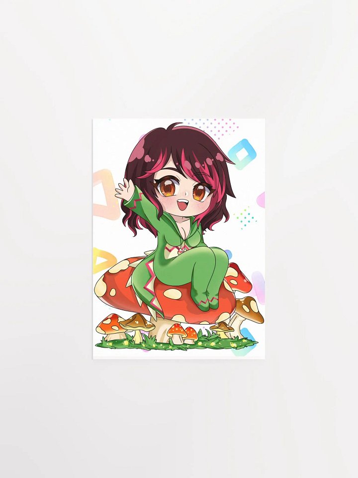 Chibisaurus Mushroom Print product image (2)