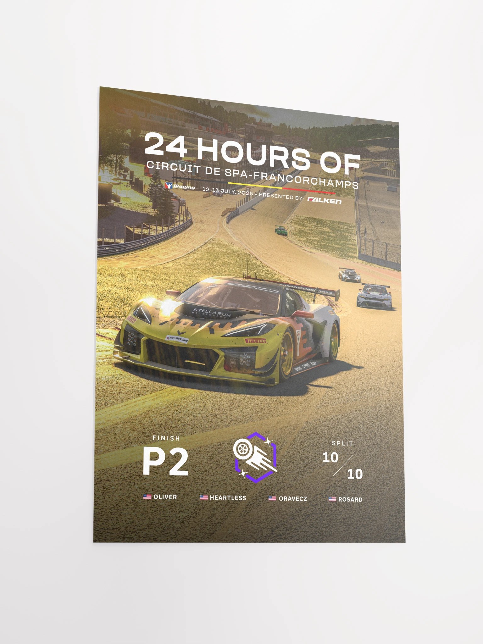 24 Hours of Spa '25 - Matte Poster product image (5)