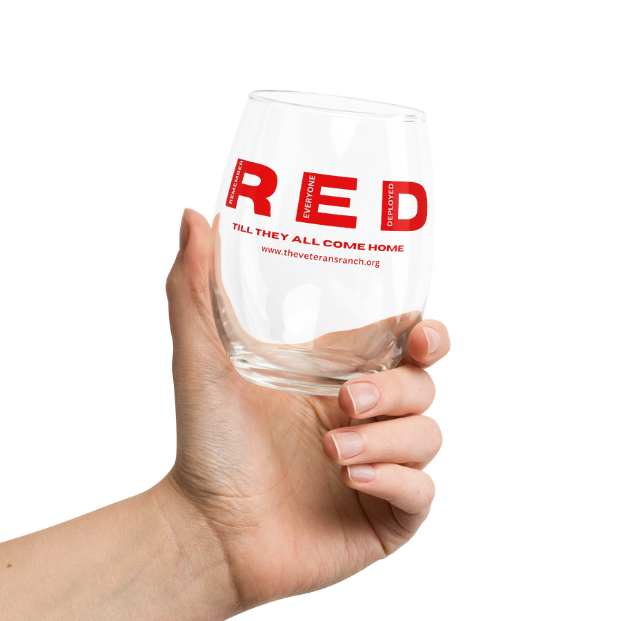 Remember Everyone Deployed Stemless Wine Glass product image (13)