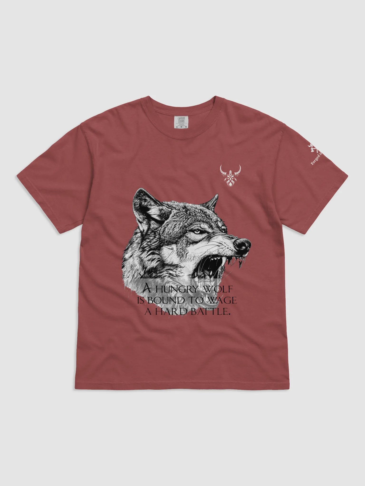 Battle Ready Wolf Men's Viking Spirit T-Shirt product image (2)