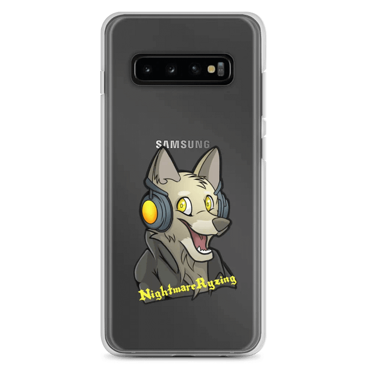 Nightmare Ryzing Anthro-Wolf Clear Samsung® Case product image (7)