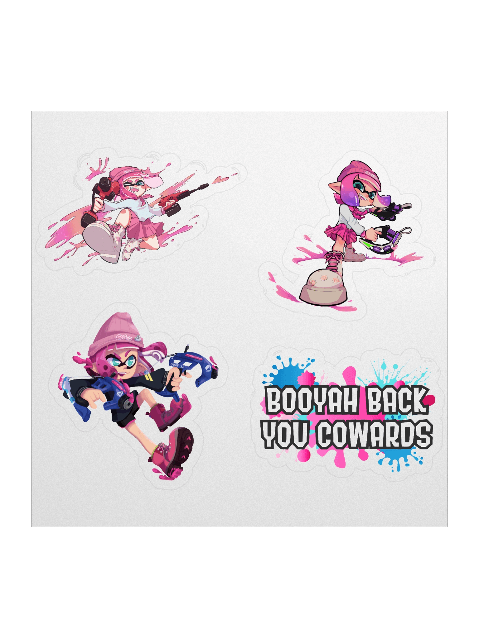 Rose Squid Squad Stickers product image (1)