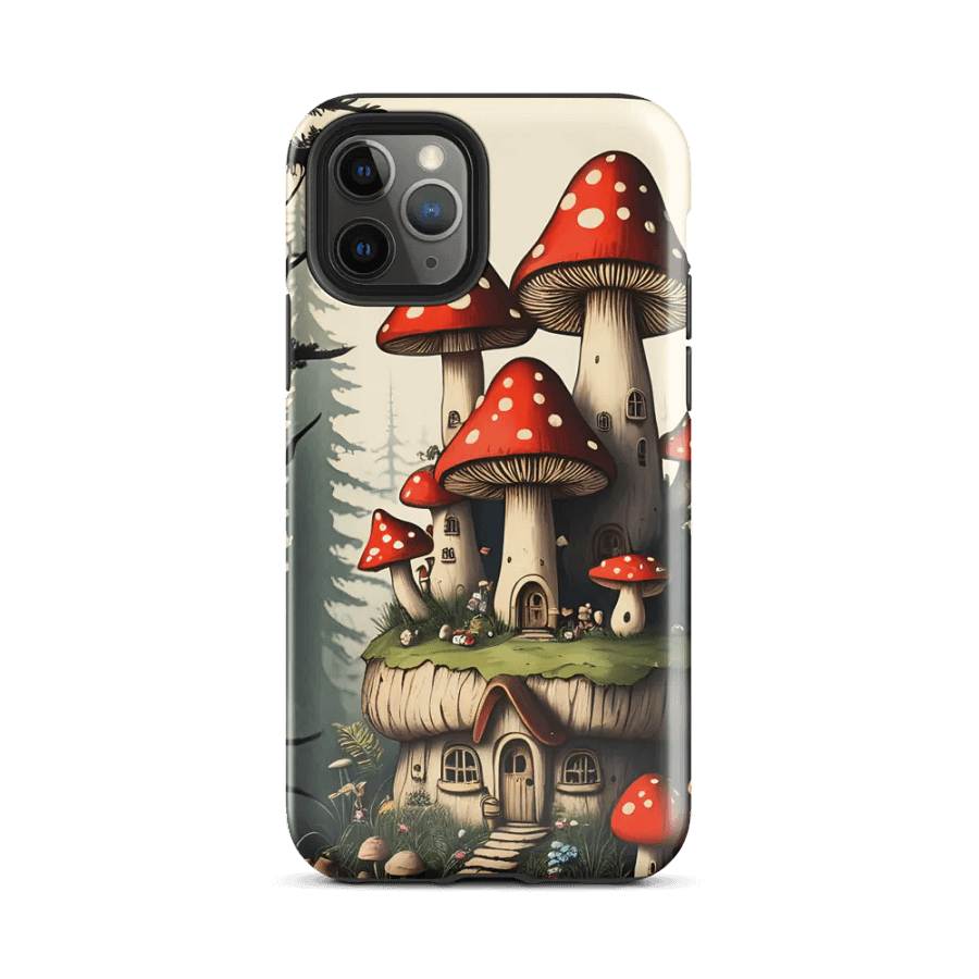 Tough Phone Case for iPhone® - Mushroom Fairy Villa product image (2)