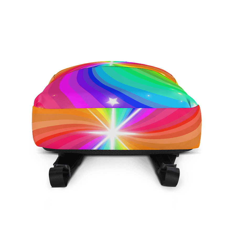 Rainbow Swirl All-Over Backpack product image (4)