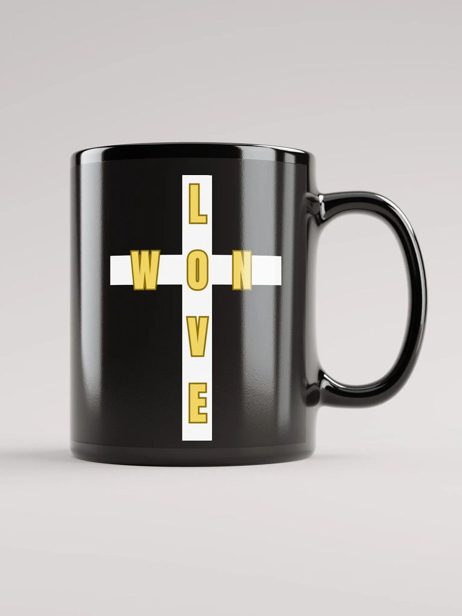 Love Won -Black- mug product image (1)