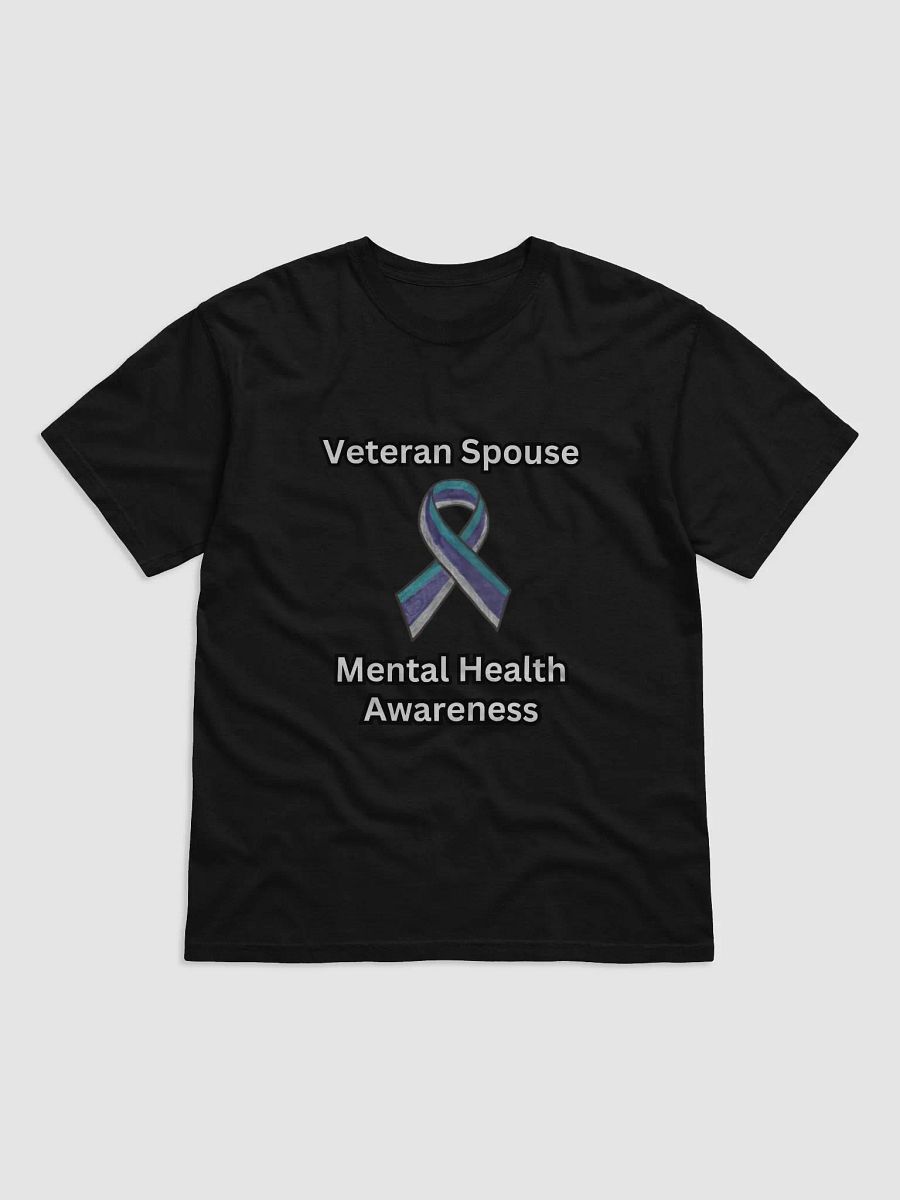 Veteran Spouse Mental Health Awareness Ribbon Tee product image (1)
