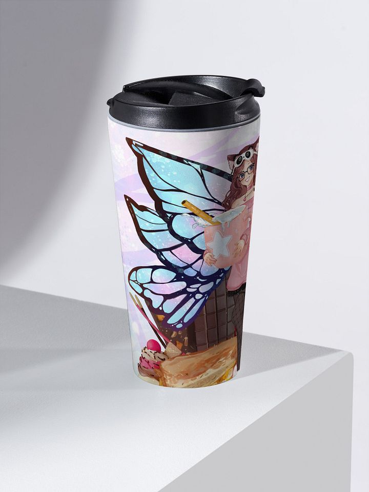 Drink Water, Eat Food Travel Mug product image (2)