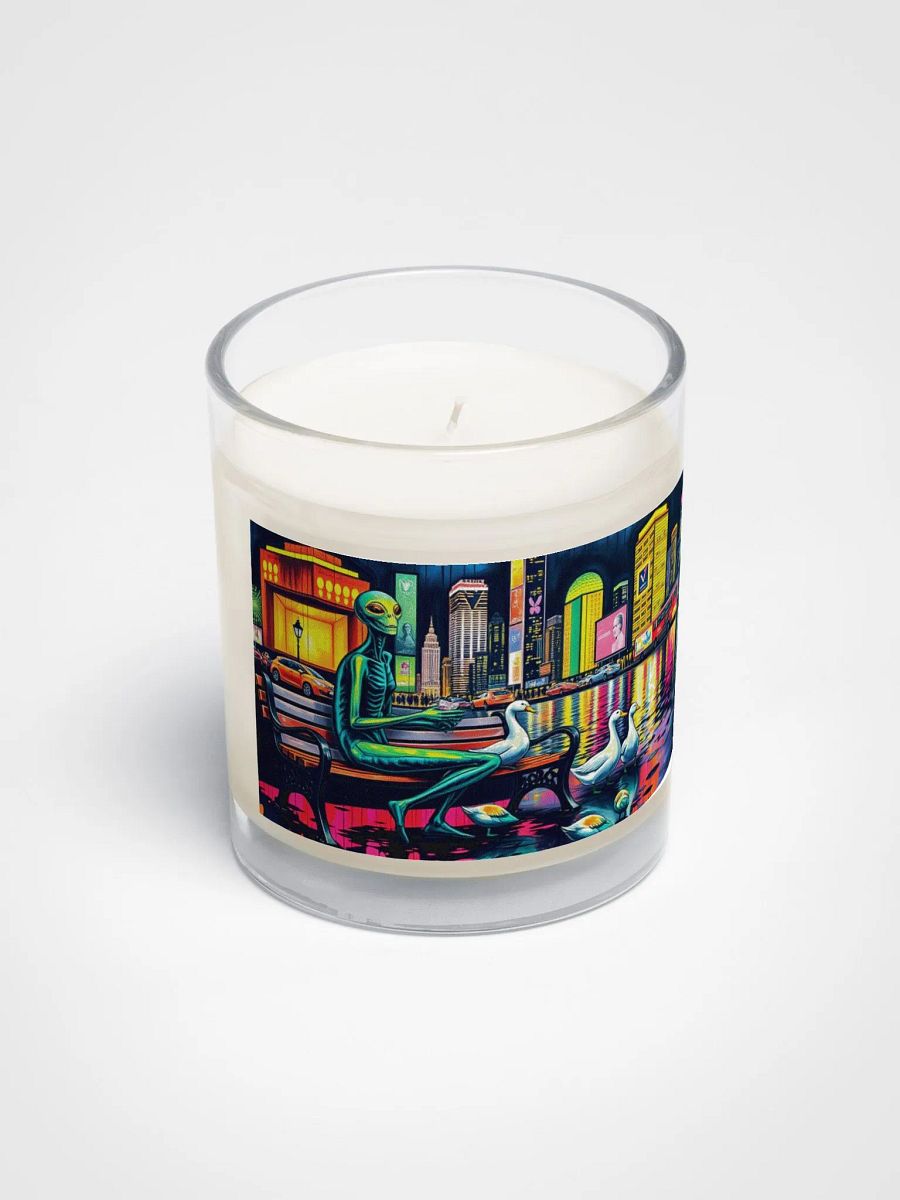 Neon City Alien Soy Candle product image (2)