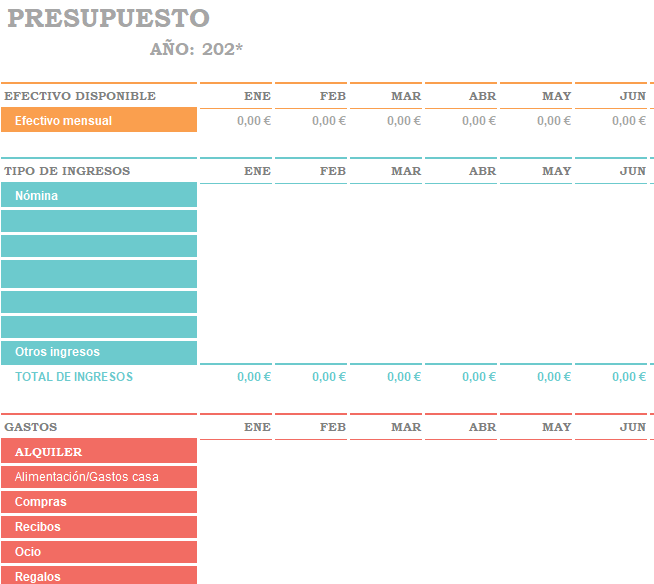 Plantilla de presupuesto anual product image (1)