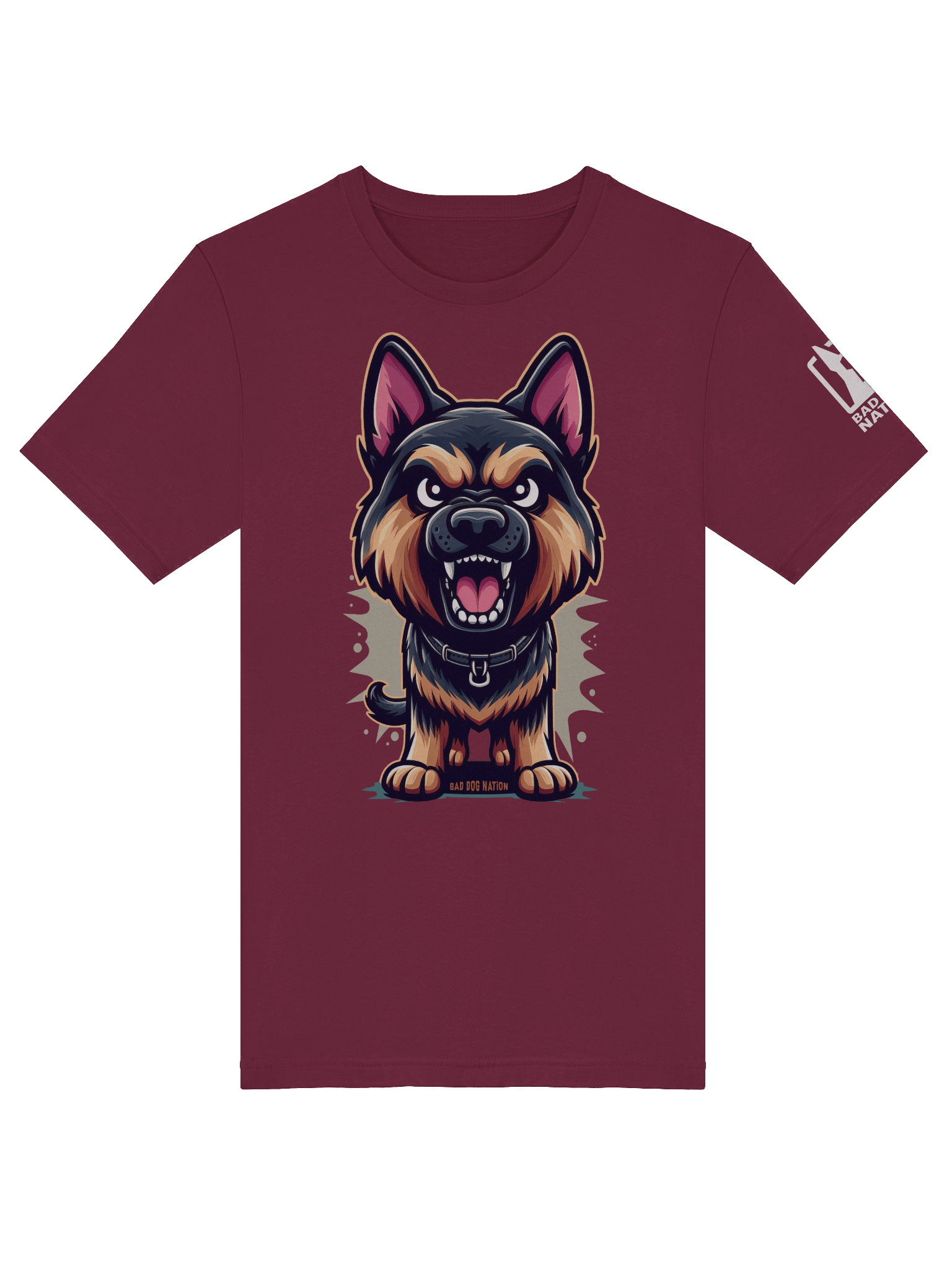 German Shepherd Angry Pup - Premium Unisex T-shirt product image (1)
