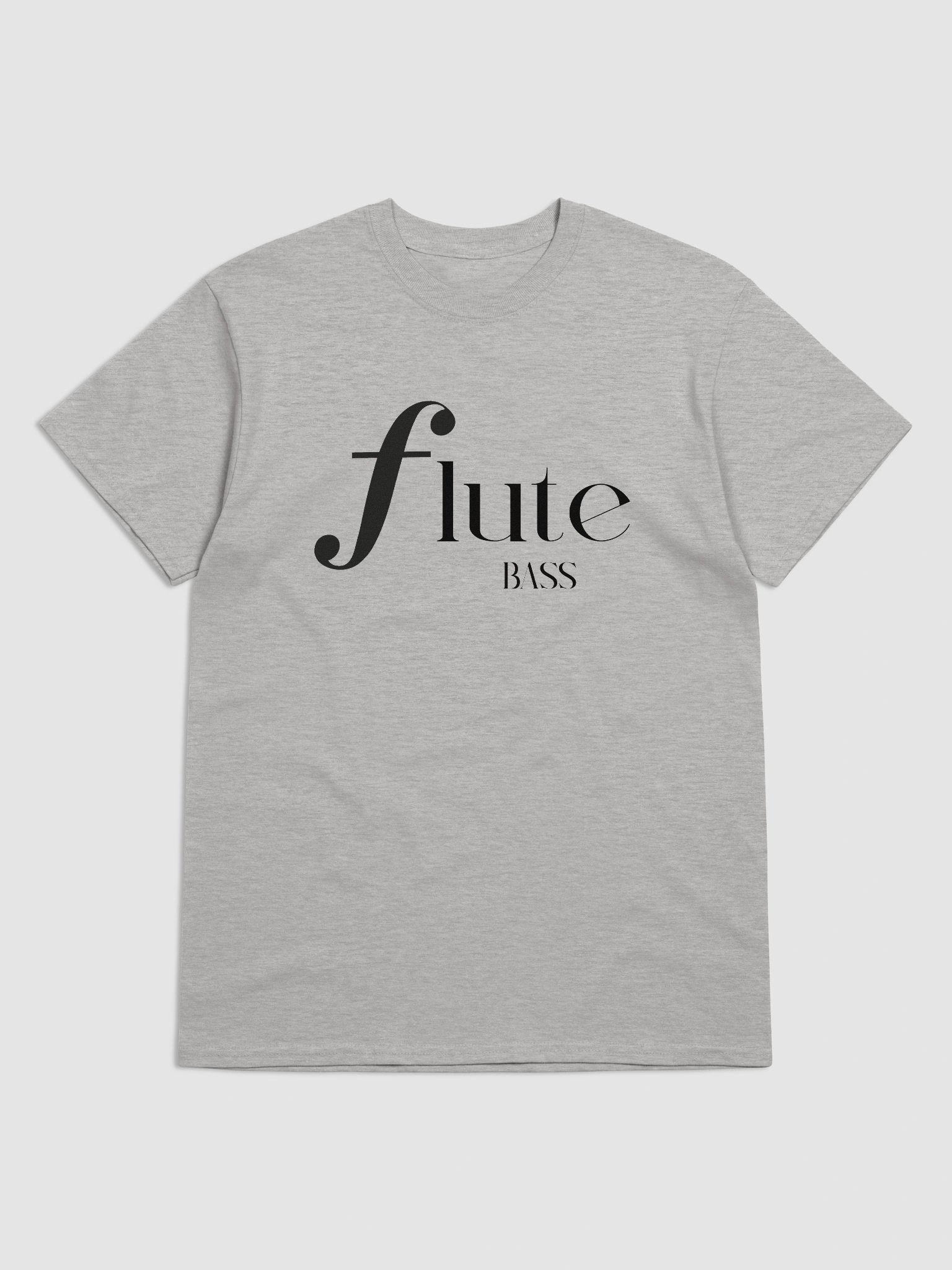 Forte Flute Tee - Black Letters - Bass - Unisex product image (5)
