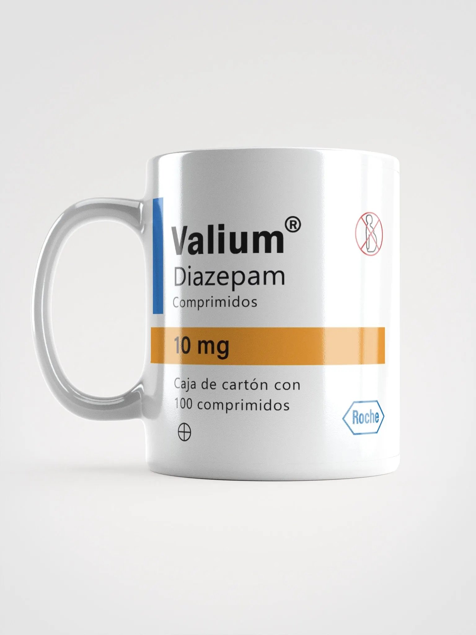"Diazepam-spanish" Ceramic mug product image (6)