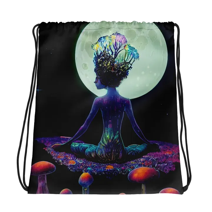 Sleek Straps All-Over Drawstring Bag product image (1)