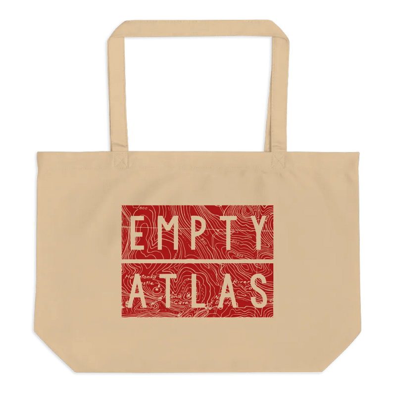 Topographic Map Tote