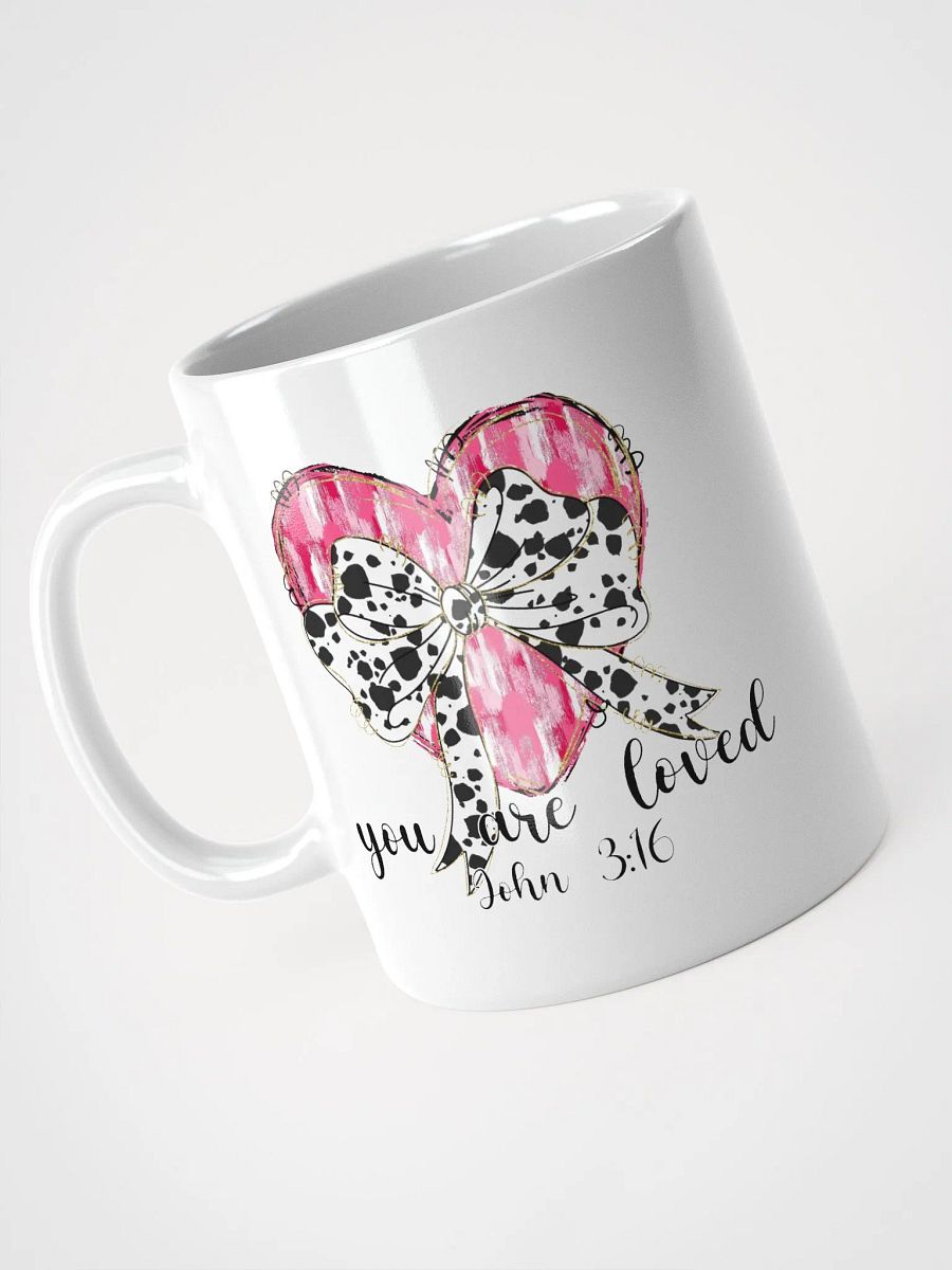 Valentine You Are Loved Cow Coquette Mug product image (13)
