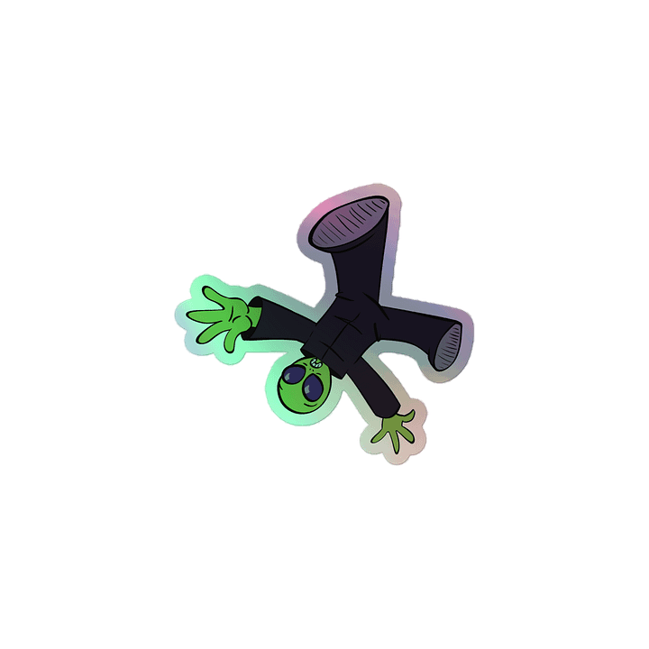 Alien holofoil sticker product image (2)