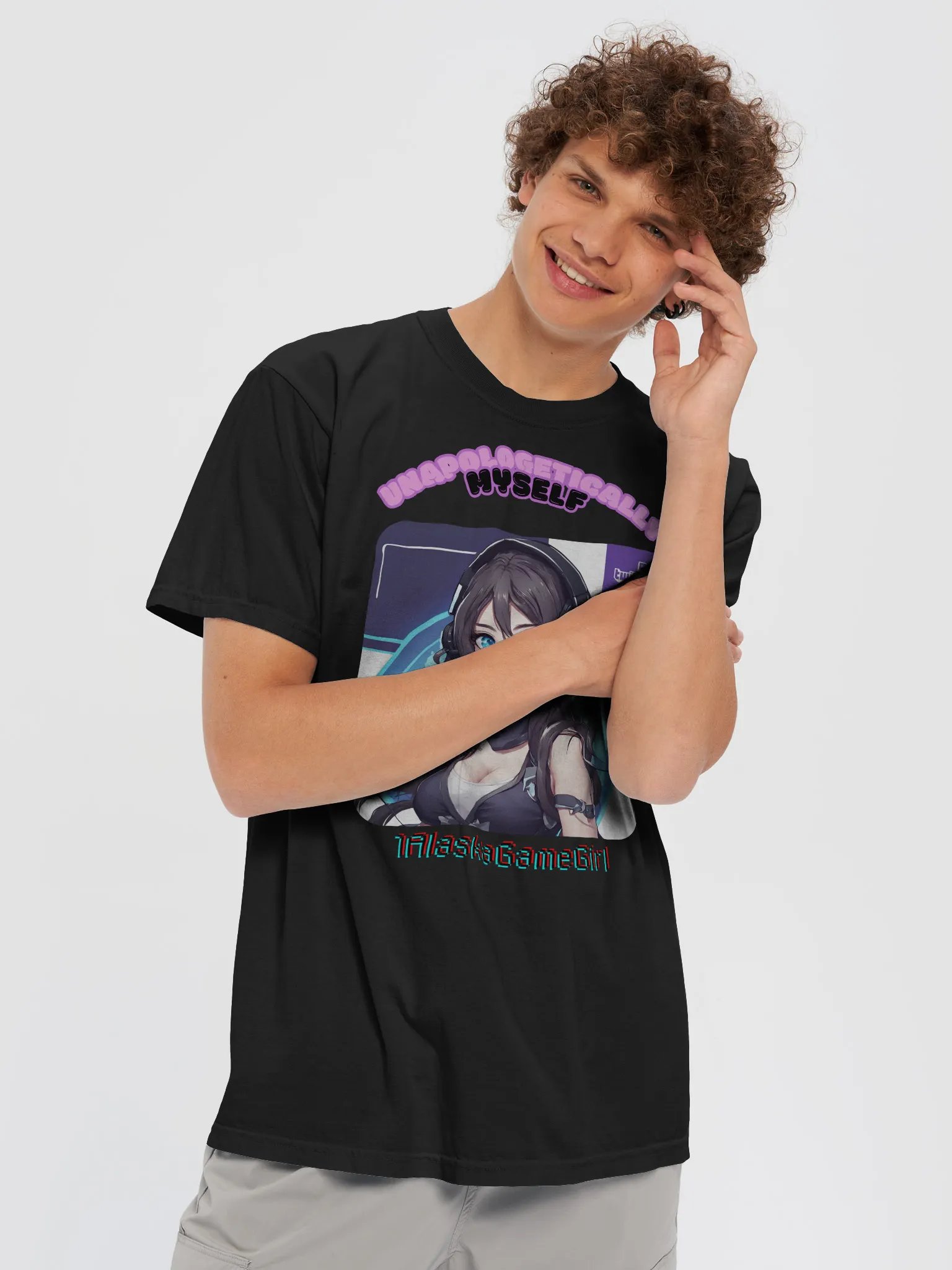 1AlaskaGameGirl Twitch Luxury T-Shirt product image (7)