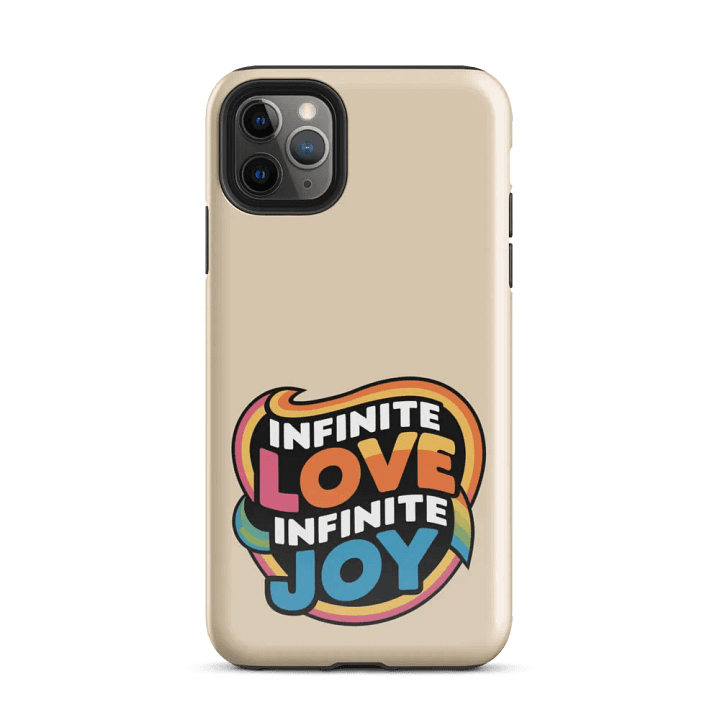 Infinite Love Infinite Joy Tough Case for Iphone (Champagne) product image (2)