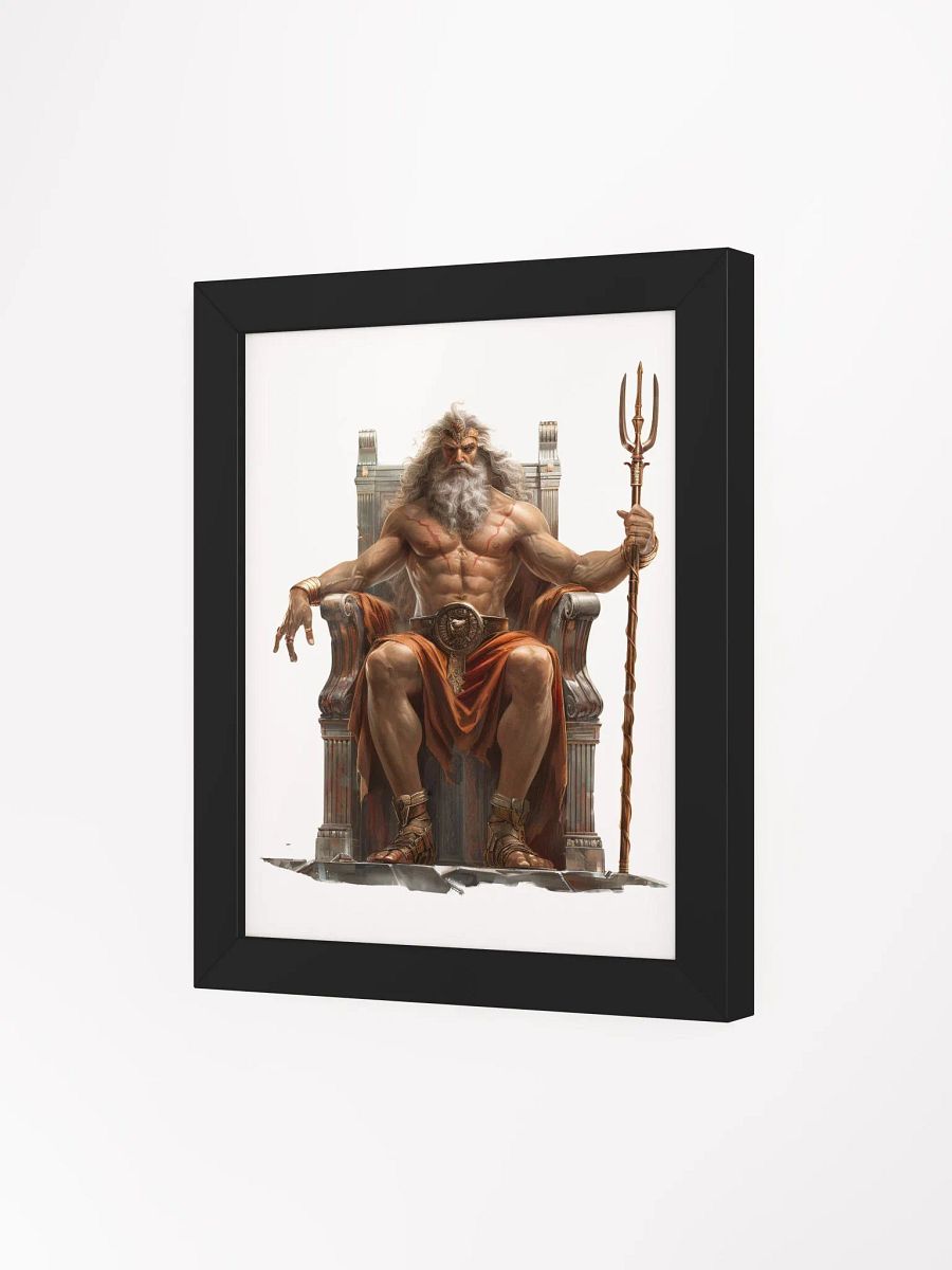 Poseidon - The God of the Oceans Framed High-Quality Matte Poster product image (15)