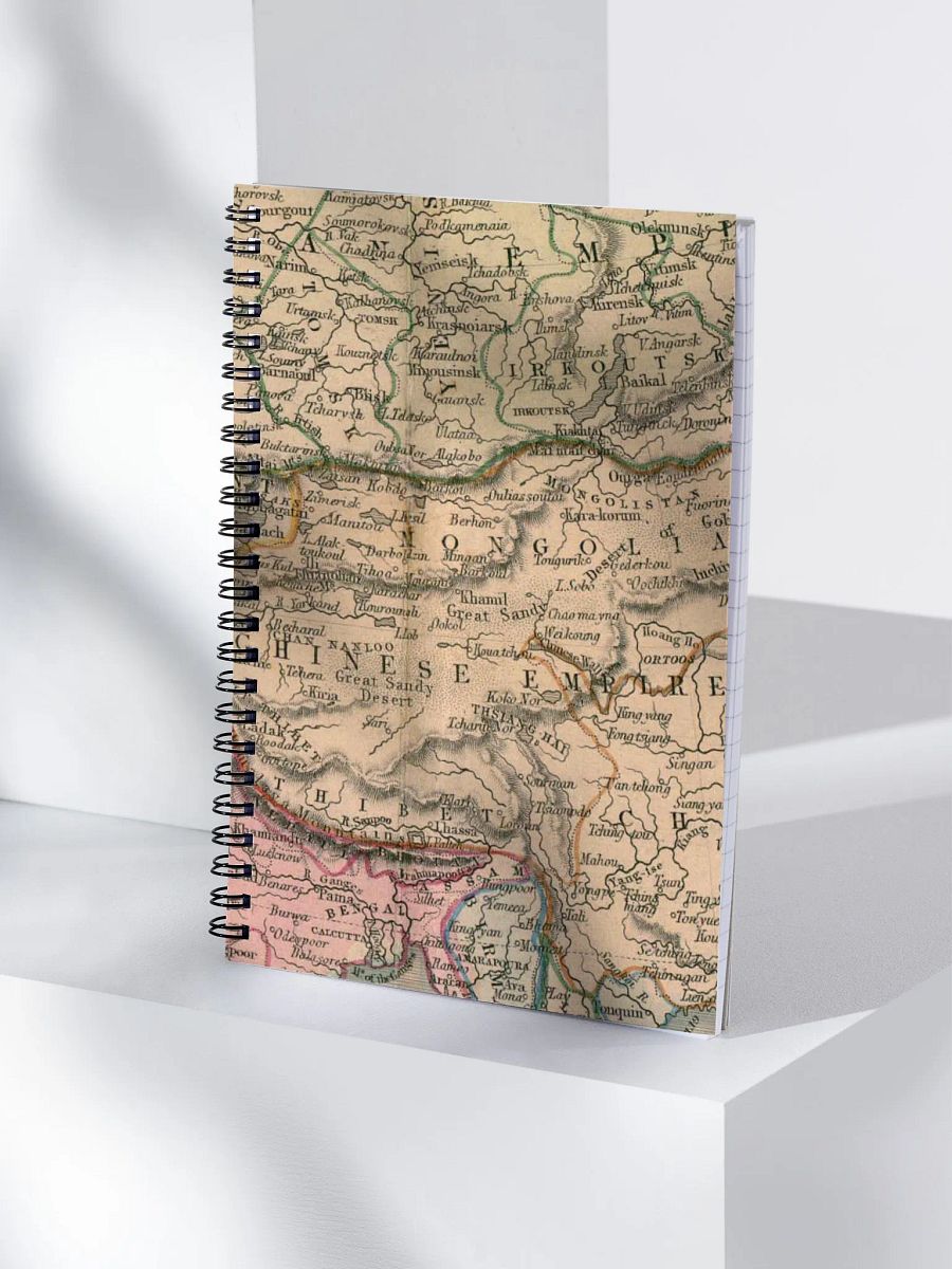 Vintage Old World Map Notebook product image (4)
