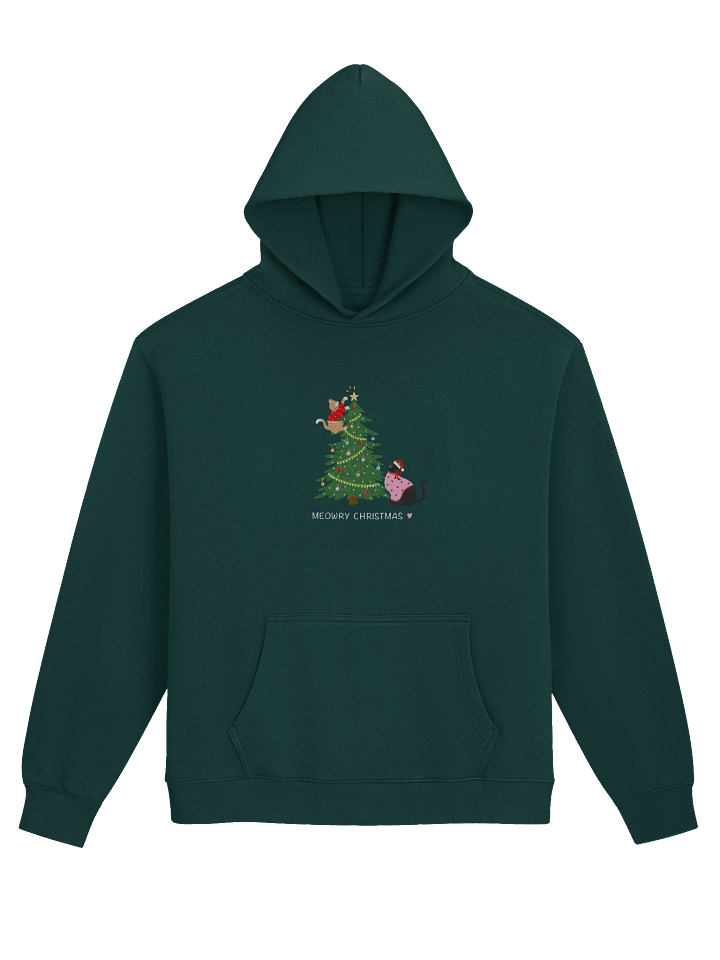 Meowry Christmas Unisex Hoodie product image (6)