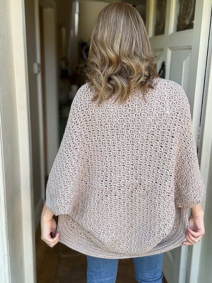Easy Cocoon Cardigan Crochet Pattern PDF | XS-5XL (30-62" Chest) product image (2)