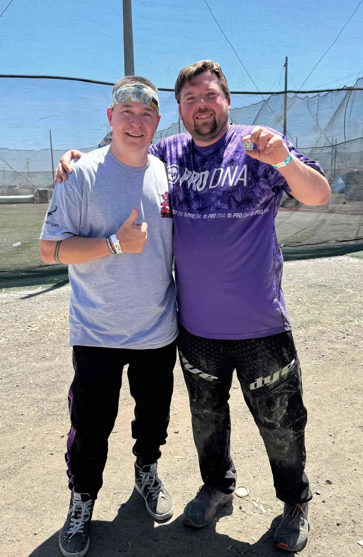 This guy had more 1v2’s and 1v3’s than we could count today and powered through them all!  Welcome to the squad Blake! Go challenge a pro with that coin and get that gold!  #paintball #pmdrpaintball #getoutandplay #coinduelpaintball 