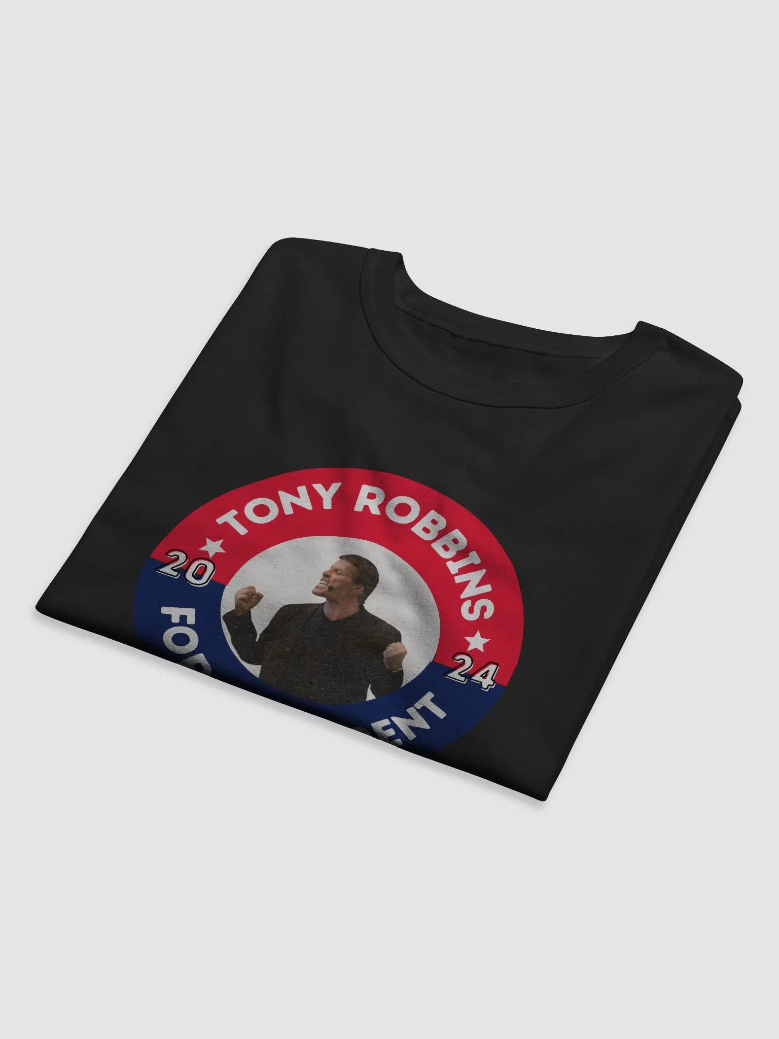 Tony Robbins for President 2024 Campaign Button Champion Relaxed-fit T-Shirt product image (6)