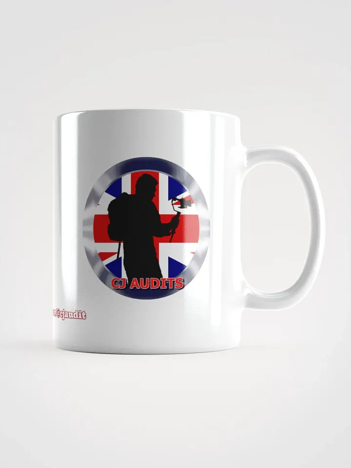 CJ AUDITS UNION JACK WHITE MUG product image (1)