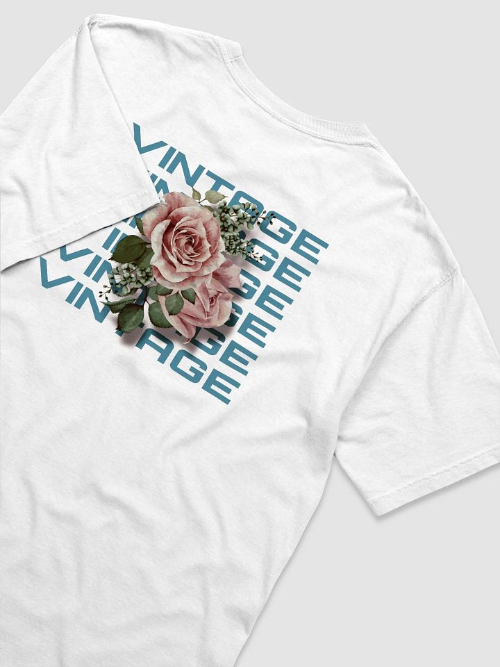 Vintage Rose Patterned T-Shirt product image (1)
