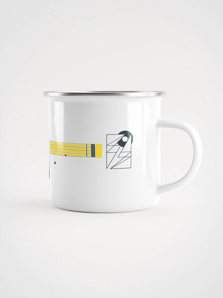 Prelude and Moogue by Frank Fonik (Minimoog), Enamel Mug product image (2)