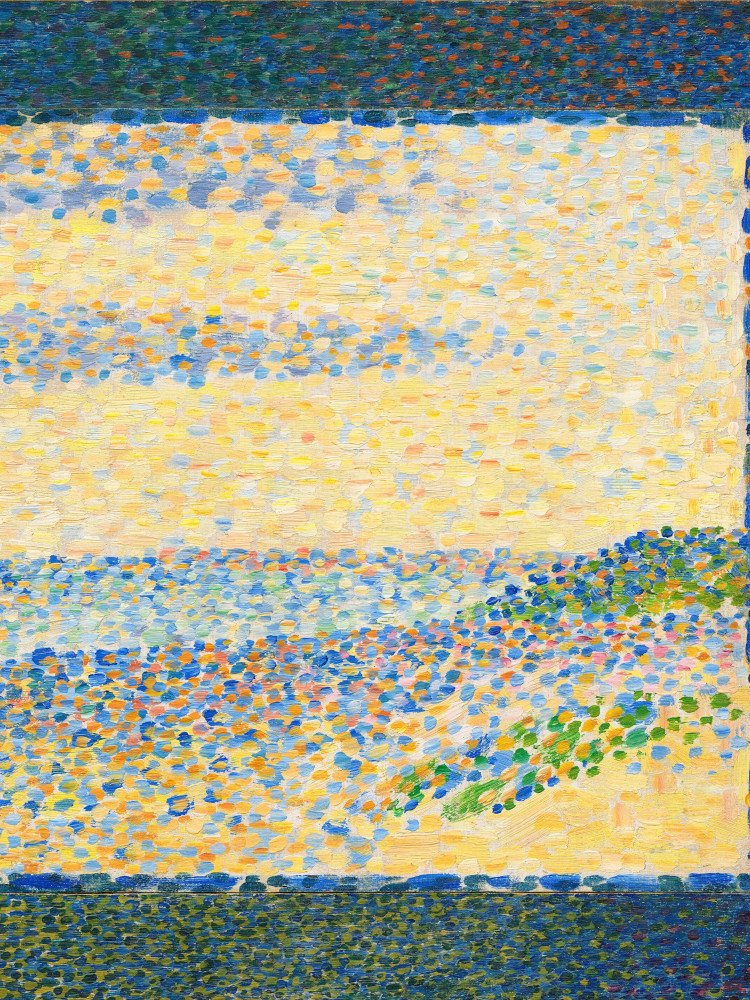 Seurat Seascape Fine Art Scrunchie with Bow product image (4)