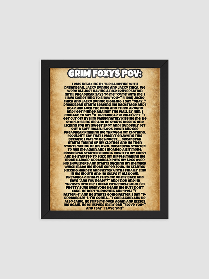 Grim Foxy's POV Poster product image (1)