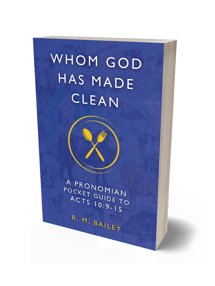 Whom God Has Made Clean: A Pronomian Pocket Guide to Acts 10:9–15 product image (1)