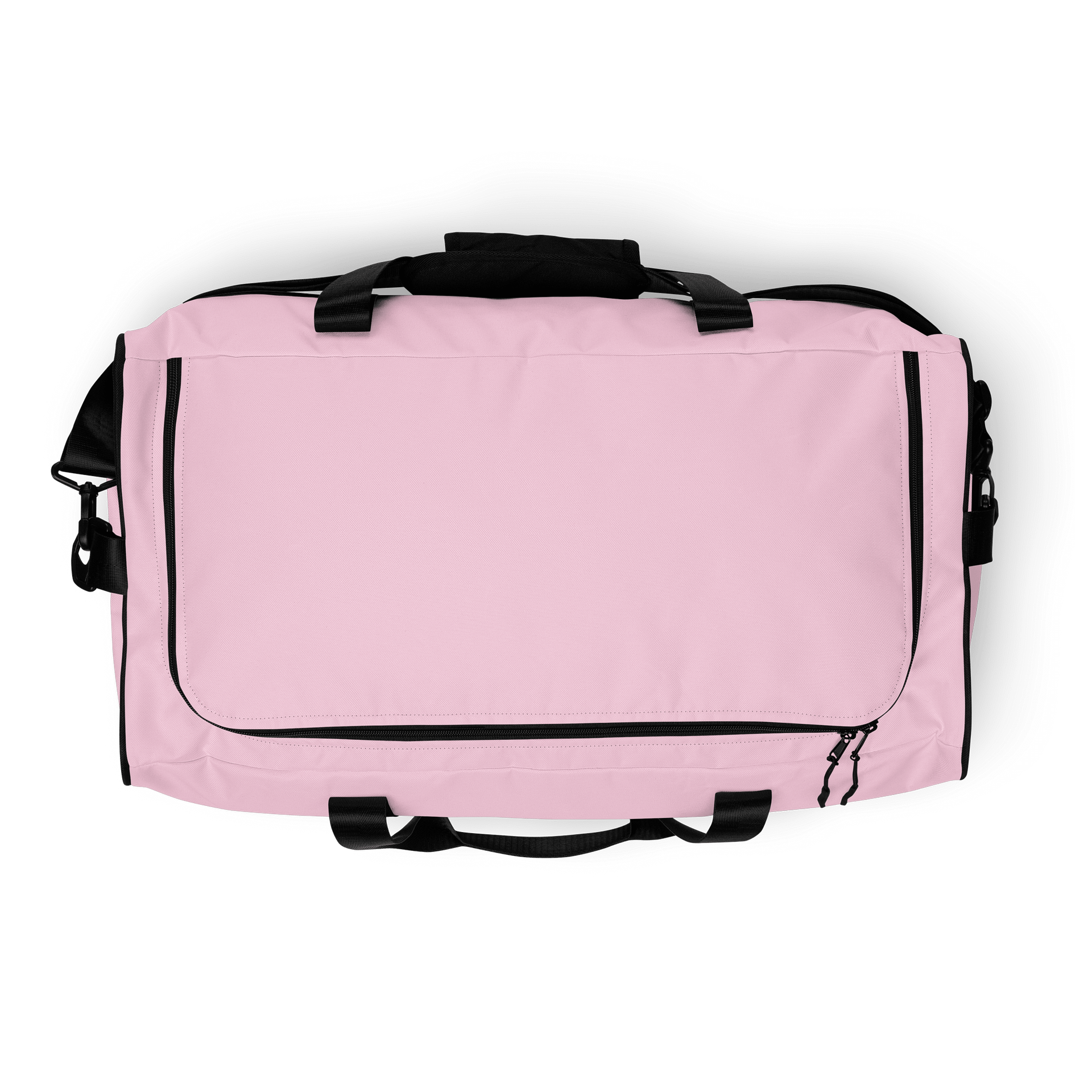Baby Pink Solid Color Duffel Bag product image (8)