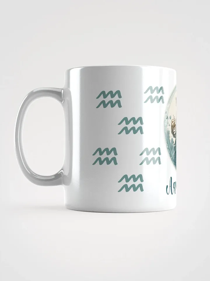 Aquarius Zodiac White Glossy Mug product image (2)