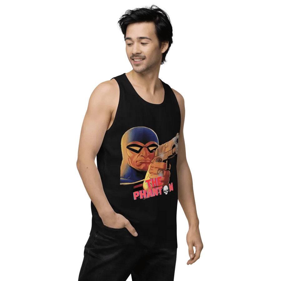 Best Cotton Heritage Men's Tank Top: The Ghost Who Walks - Haunting Supernatural Design product image (4)