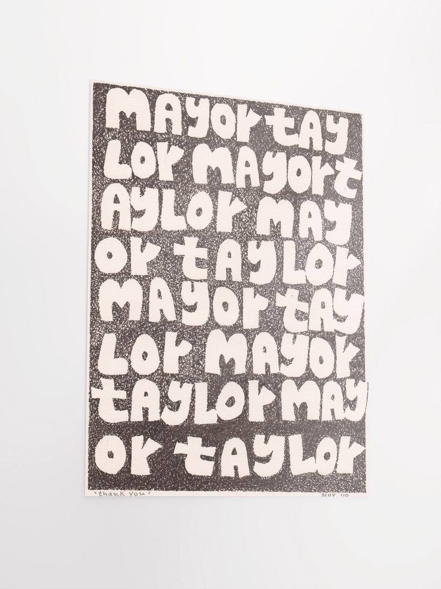 Mayor Taylor Poster product image (5)