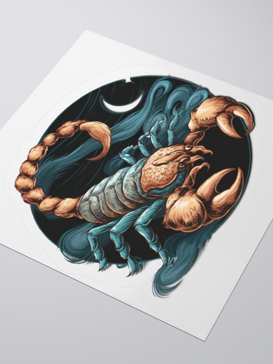 Scorpio Zodiac Sticker - Exclusive Celestial Design | TDS Music product image (9)
