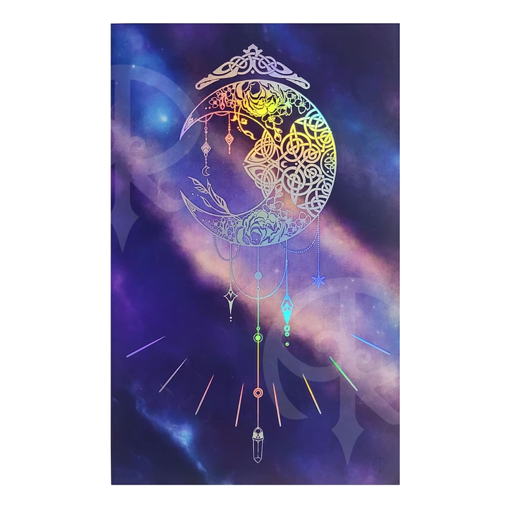 MoonFlower - Irisdescent artprint product image (1)