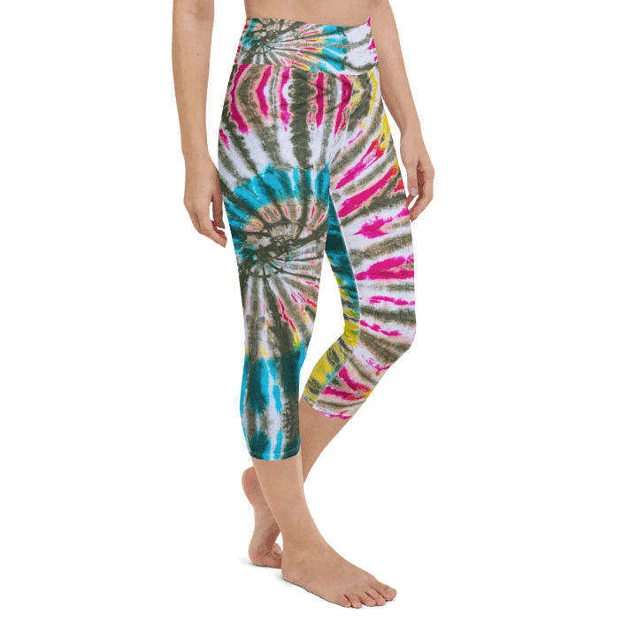Cosmic Burst Yoga Capri Leggings product image (2)