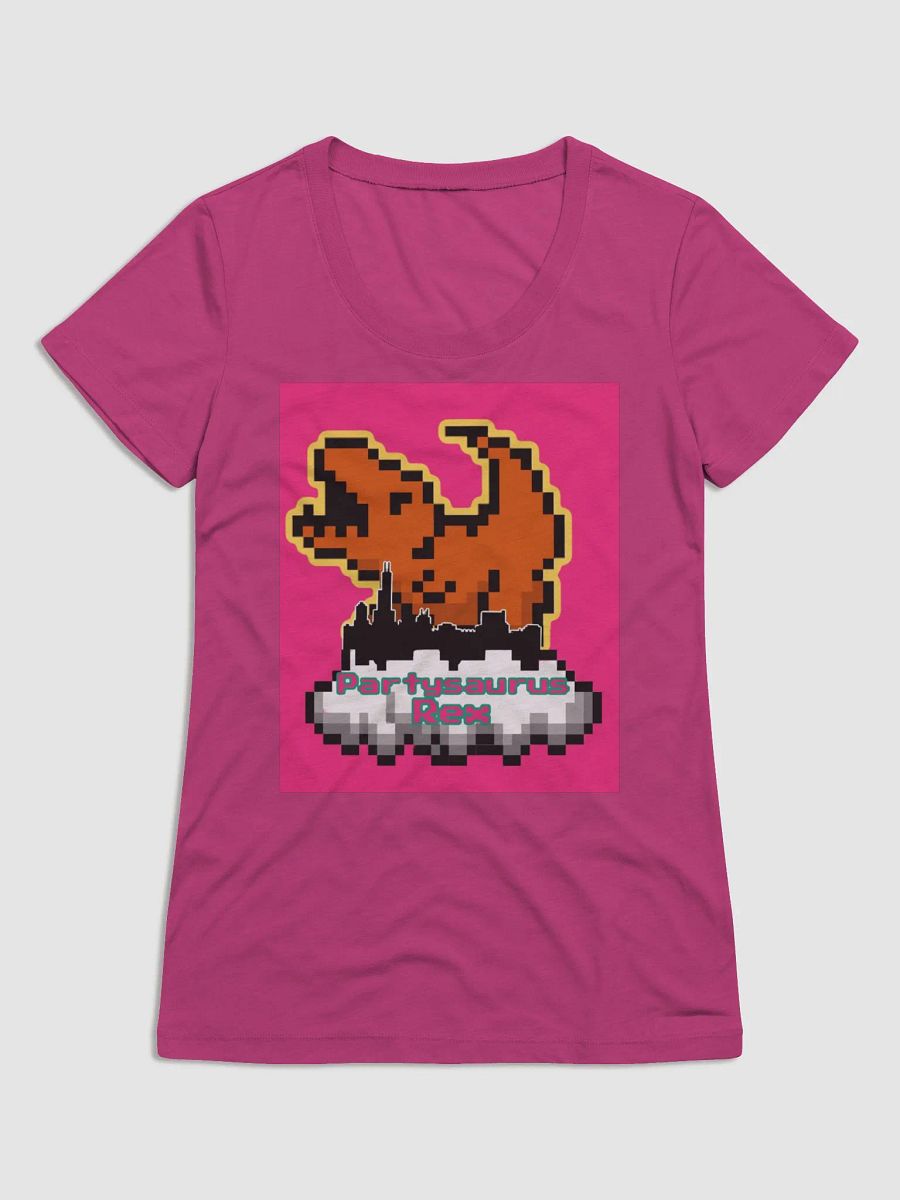 Ladies 8 bit Partysaurus Rex Tee product image (1)